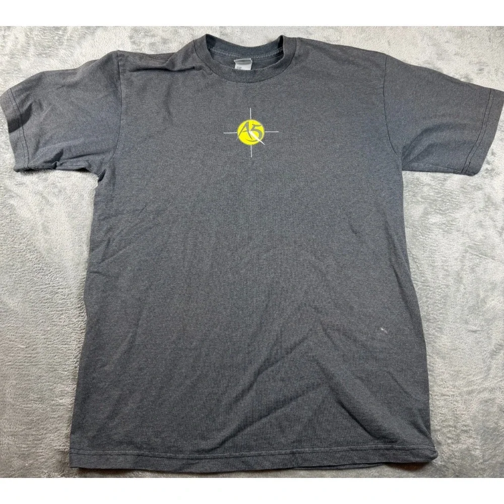 The North Face A5 Series Shirt L Gray Climbing Outdoor Graphic Tee